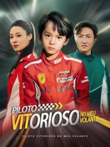 Piloto vitorioso no meu volante